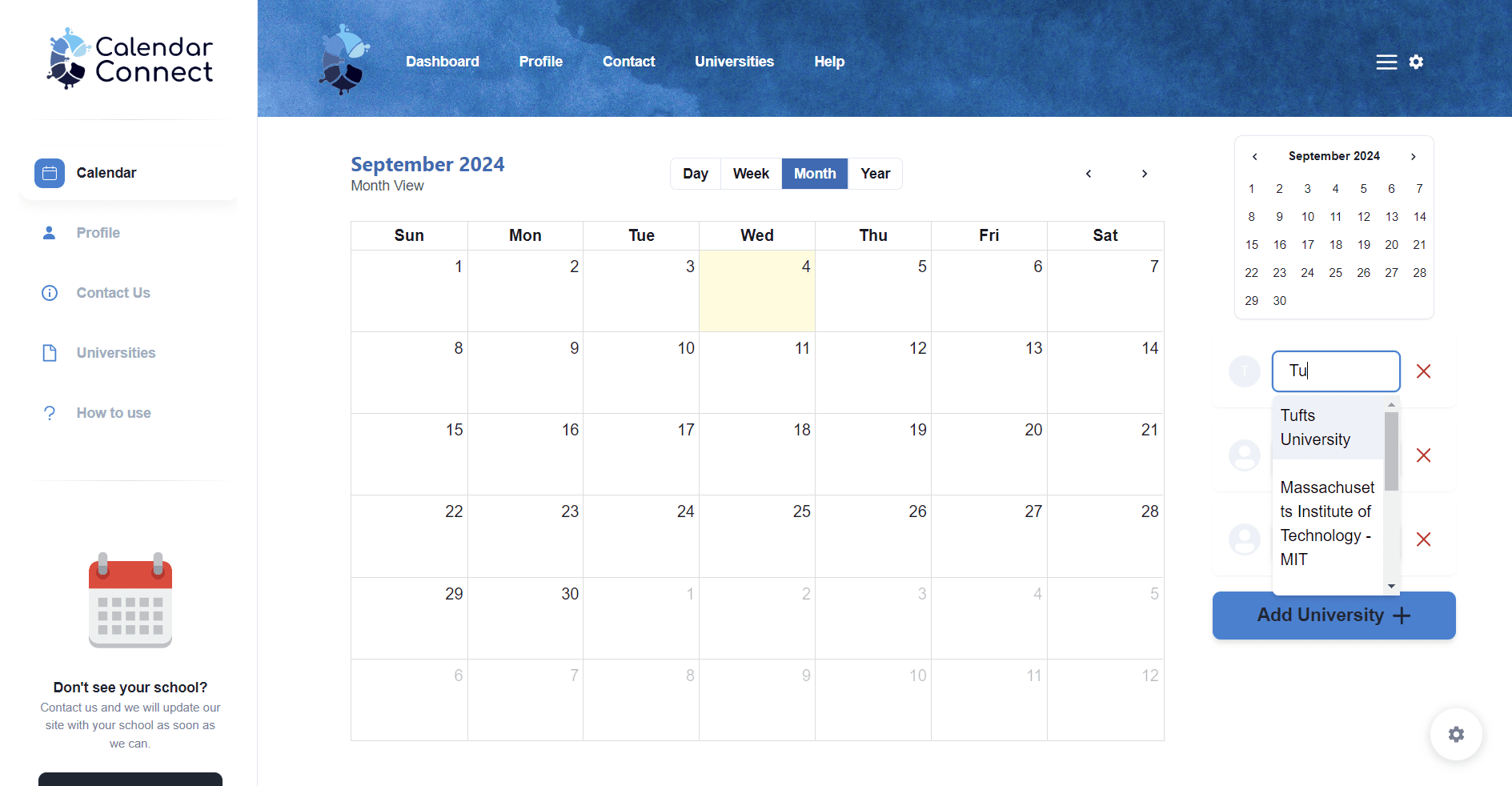 Calendar Connect